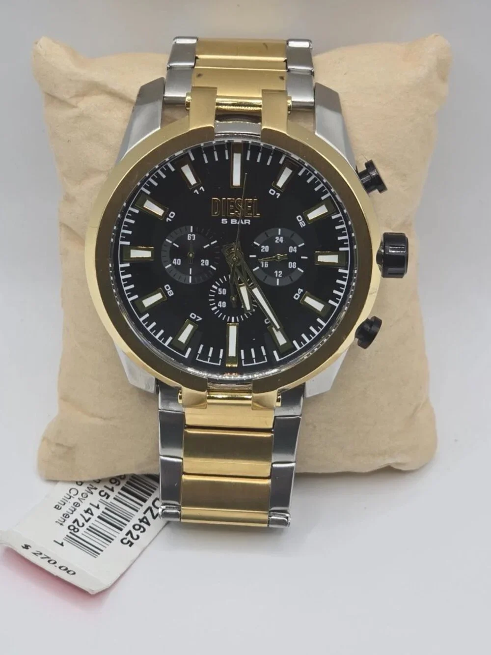 Diesel Split Men's Two-Tone Chronograph Watch DZ4625 51mm
